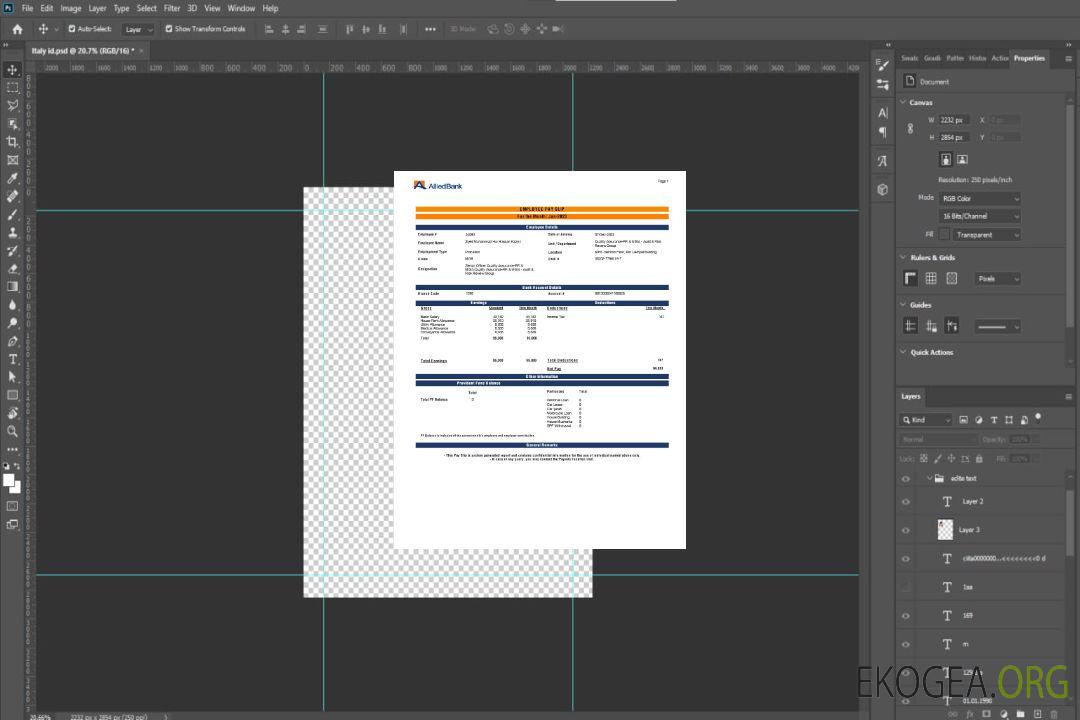 Modèle de fiche de paie des employés d'Allied Bank aux formats Word et PDF.pdf, 1 template Modèle de fiche de paie des employés d'Allied Bank aux formats Word et PDF.pdf, 1 template